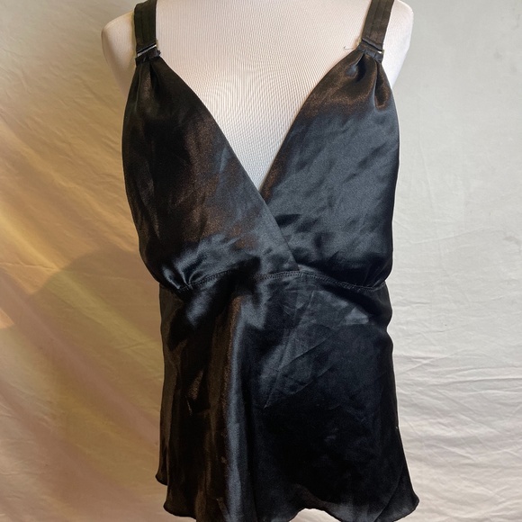 Alfani Intimates satin cross back strap top NWT - Picture 2 of 7